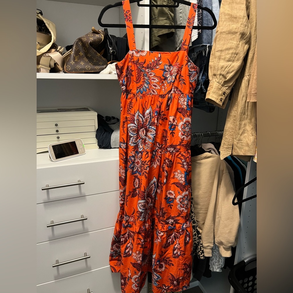 Target x RHODE Women’s Large Leafy Tiered Floral Maxi Dress